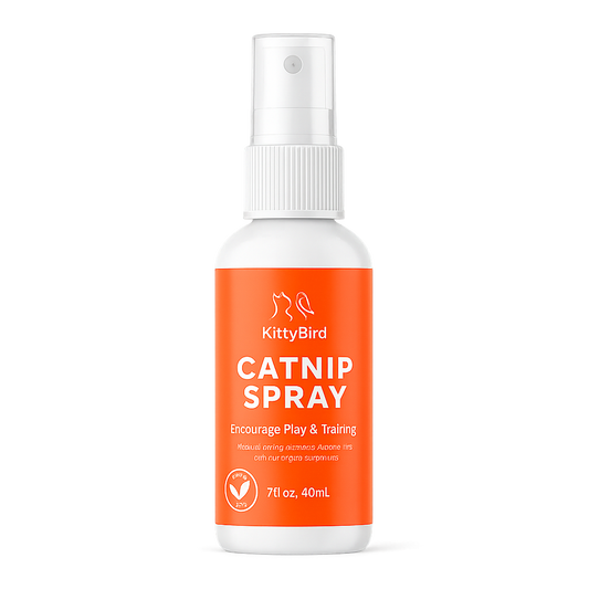 Premium KittyBird™ Catnip Spray for Cats - 50ml Natural Training & Play Enhancer